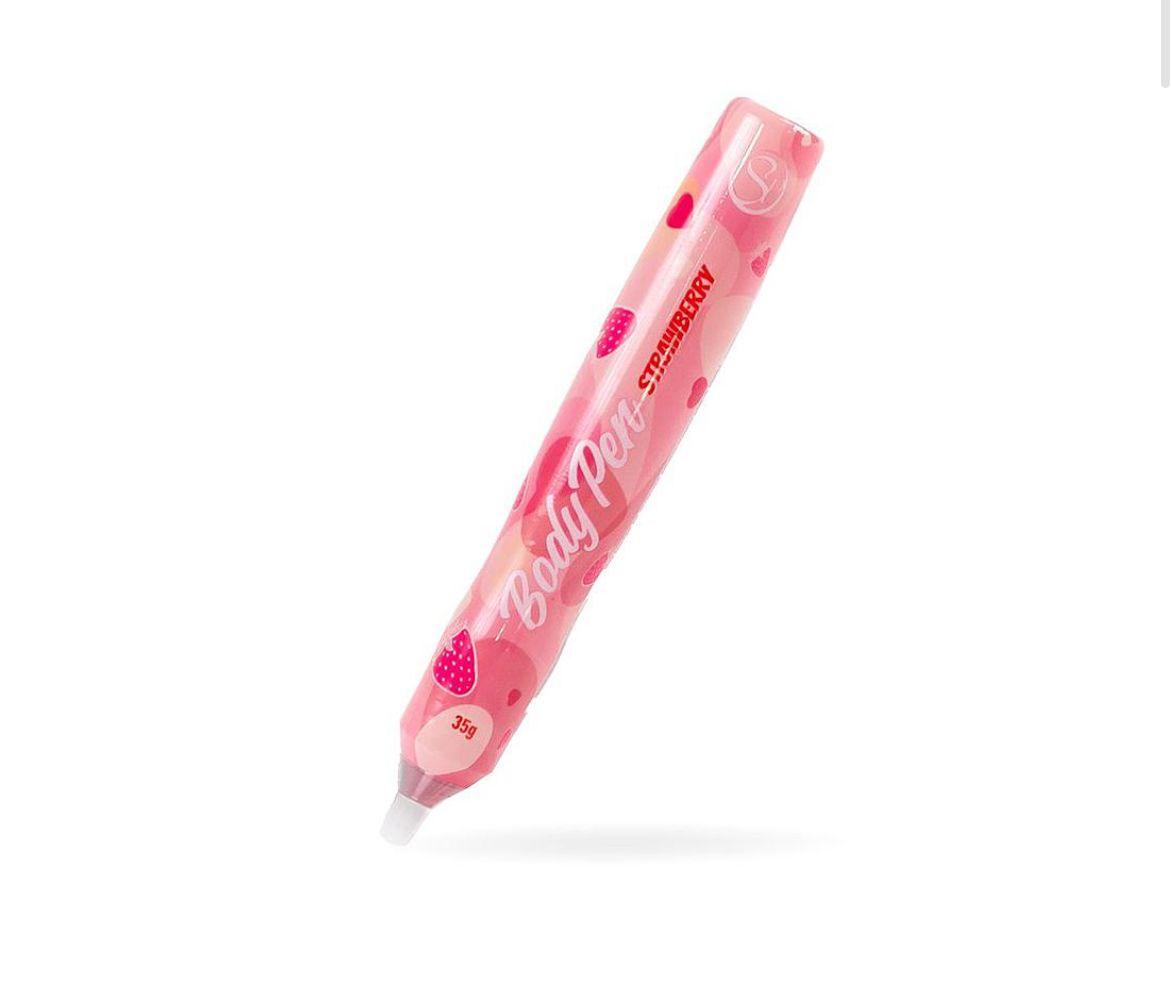 BODY PEN STYLO COMESTIBLE FRAISE